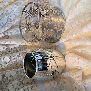 Silver votives(2)
